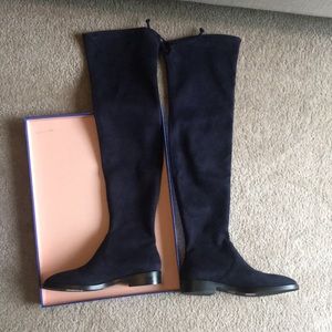 NWT Stuart Weitzman dark navy lowland boots